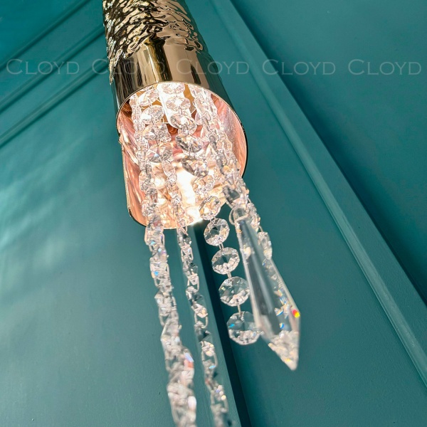 Подвесной светильник Cloyd EFIALT P1 / выс. 66 см - золото (арт.11522) от интернет-магазина IDODOM.RU