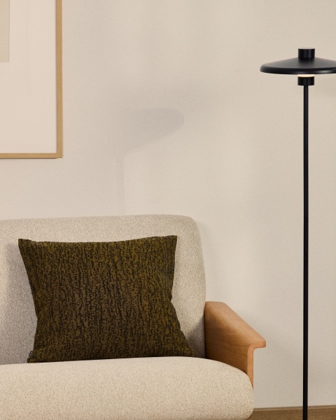 Чехол на подушку Melien из жаккарда зеленый  50 x 50 см от интернет-магазина IDODOM.RU