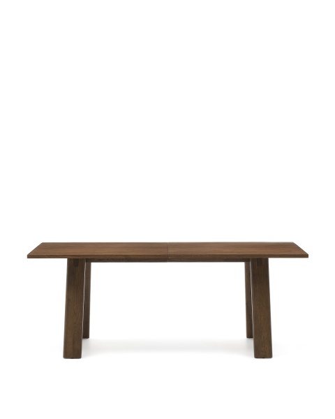 Arlen Раздвижной стол из массива дуба и шпона с отделкой ореха 200(250) 95 см от интернет-магазина IDODOM.RU