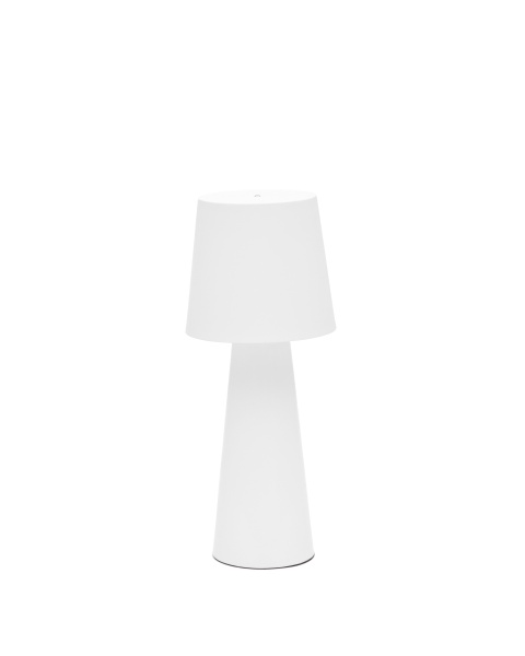 Arenys Большая переносная настольная лампа в белом цвете от интернет-магазина IDODOM.RU