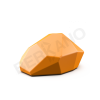 Светильник Polystone 45 оранжевого цвета