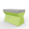 Скамейка X-seat Line Spring Green, Gray