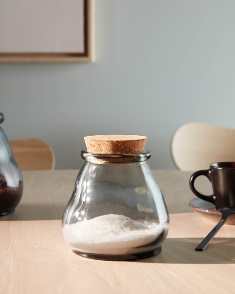 Маленькая банка Rohan синее стекло от интернет-магазина IDODOM.RU