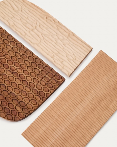 Trivax Стеновая панель из 3 частей из древесины акации от интернет-магазина IDODOM.RU