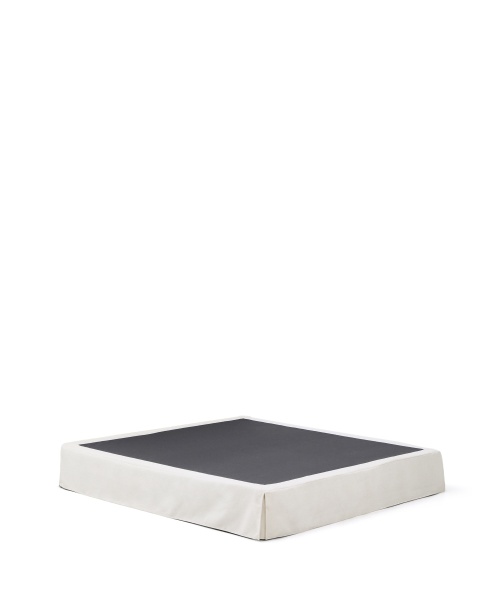 Основание кровати Jaira со съемным чехлом из белого шенилла для матраса 180 х 200 см от интернет-магазина IDODOM.RU