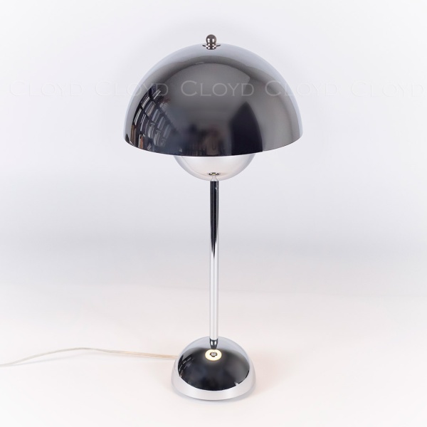 Настольная лампа Cloyd ERMA-B T1 / выс. 50 см - хром (арт.30132) от интернет-магазина IDODOM.RU