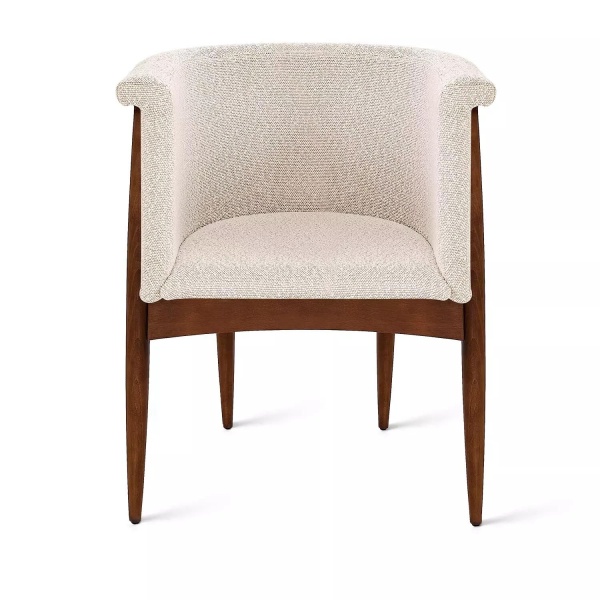 Полукресло Borgese, бук натуральный, лак коричневый, бежевый от интернет-магазина IDODOM.RU