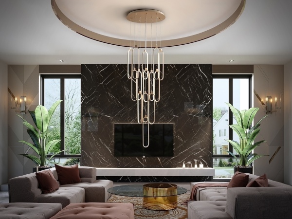 Люстра Colette 14L розовое золото DIM от интернет-магазина IDODOM.RU