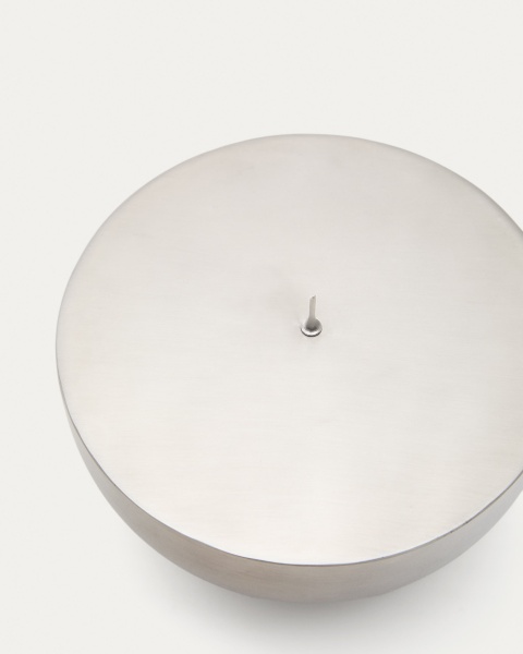 Большой подсвечник Quira из посеребренной нержавеющей стали от интернет-магазина IDODOM.RU