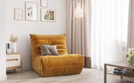 Кресло ДеФранс™️ 1-местное - Mistral шенилл