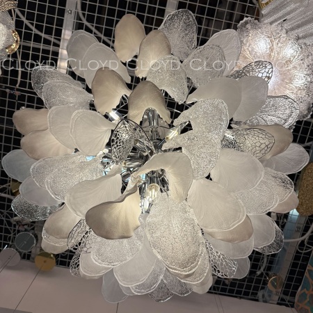 Люстра Cloyd WASABI C16 / Ø84 см - керамика - хром (арт.11450) от интернет-магазина IDODOM.RU