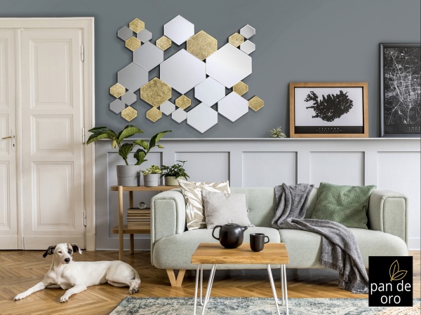 Зеркало Nadia золотое от интернет-магазина IDODOM.RU