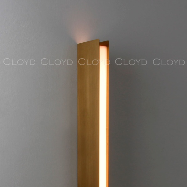 Бра Cloyd STROM W1 / выс. 100 см - латунь (арт.20314) от интернет-магазина IDODOM.RU