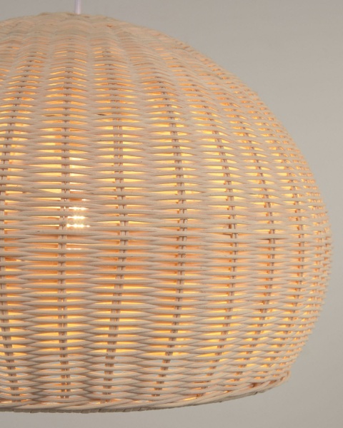 Плафон Deyarina из ротанга с натуральной отделкой Ø 45 см от интернет-магазина IDODOM.RU