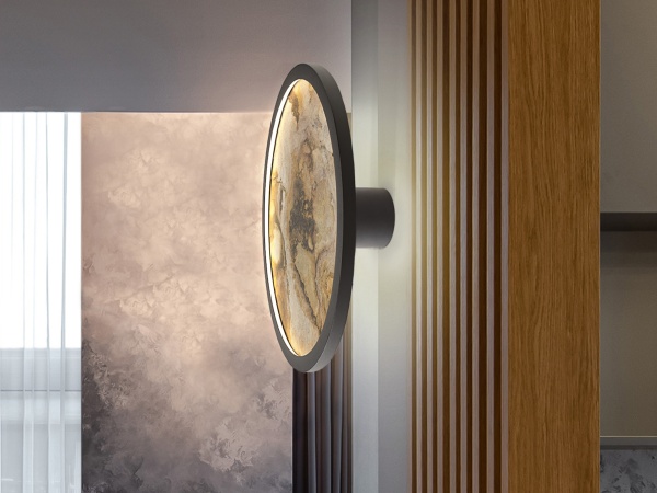 Настенный/потолочный светильник Stone CCT- черный LED D30 от интернет-магазина IDODOM.RU