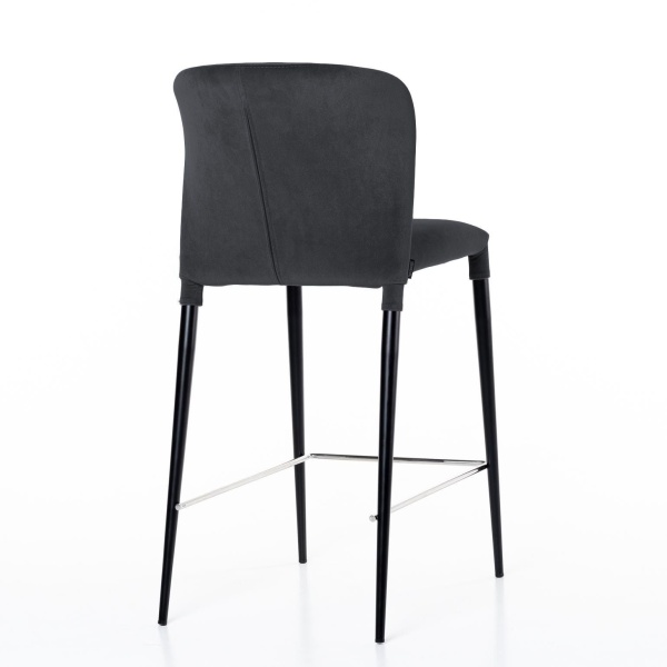 Стул полубарный Albert, бархат 03 /опора конус от интернет-магазина IDODOM.RU