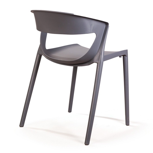 Стул LEXA, пластик серый от интернет-магазина IDODOM.RU