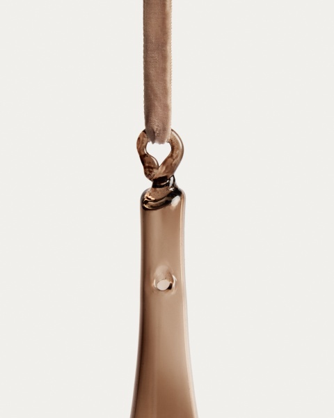 Набор из 2 подвесных украшений Talnea из коричневого переработанного стекла, 29,5 см от интернет-магазина IDODOM.RU