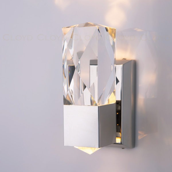 Бра Cloyd CRYO W1 / выс. 22 см - хром (арт.20174) от интернет-магазина IDODOM.RU