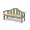 Скамейка Province Olive green, Sand