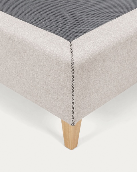 Кровать Nikos 160x200 бежевая от интернет-магазина IDODOM.RU