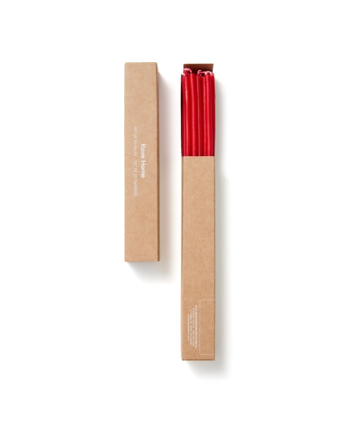 Набор Solvin из 20 красных свечей от интернет-магазина IDODOM.RU