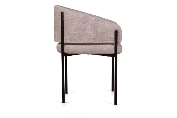 Стул Nicol, микромех Rozy ivory / опоры черные от интернет-магазина IDODOM.RU