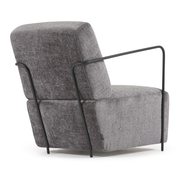 Кресло Gamer из серой синели и металла с черной отделкой от интернет-магазина IDODOM.RU