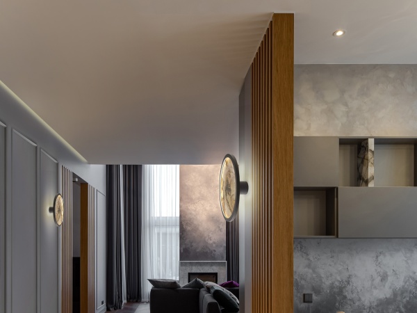 Настенный/потолочный светильник Stone CCT- черный LED D30 от интернет-магазина IDODOM.RU