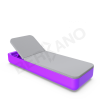 Шезлонг Grace Deep Violet, Gray