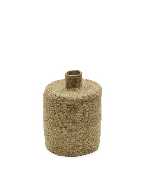 Ваза Salinas из натуральных волокон с натуральной отделкой 30 см от интернет-магазина IDODOM.RU