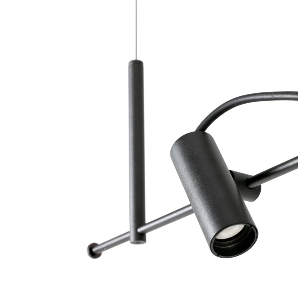 CLAP Линейный подвесной светильник черный 3x6W 3000K 38º от интернет-магазина IDODOM.RU