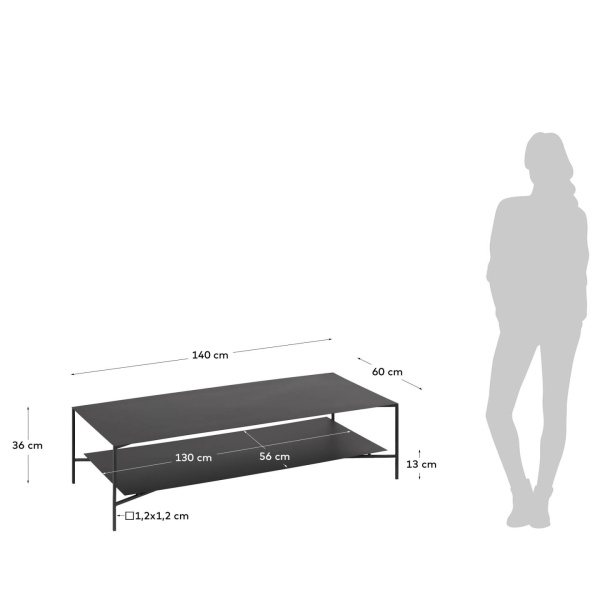 Кофейный столик Azisi 140 x 60 cm от интернет-магазина IDODOM.RU