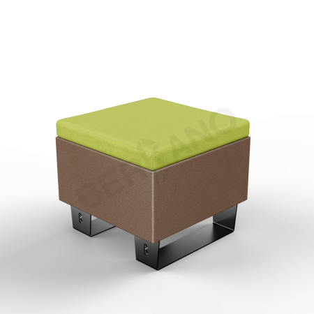 Скамейка Brick 60 Brown, Green