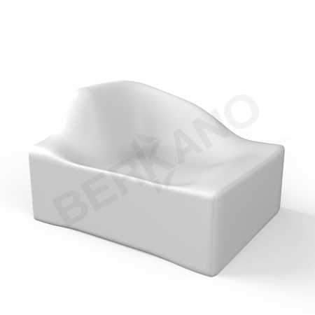 Модульная скамья Splash модуль 1 Snow White от интернет-магазина IDODOM.RU