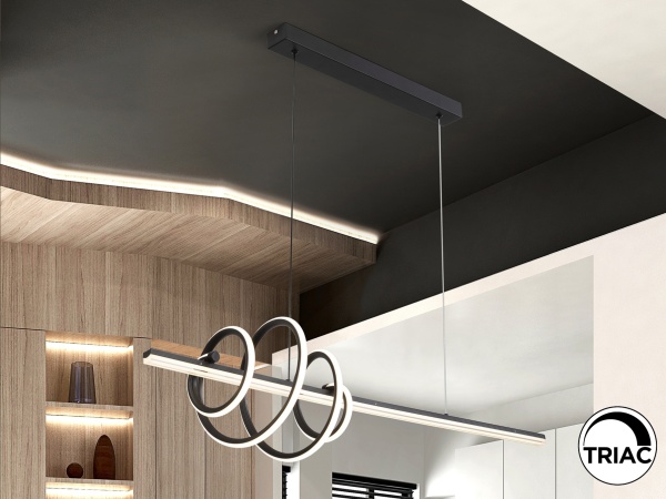 Люстра Tornado черная от интернет-магазина IDODOM.RU