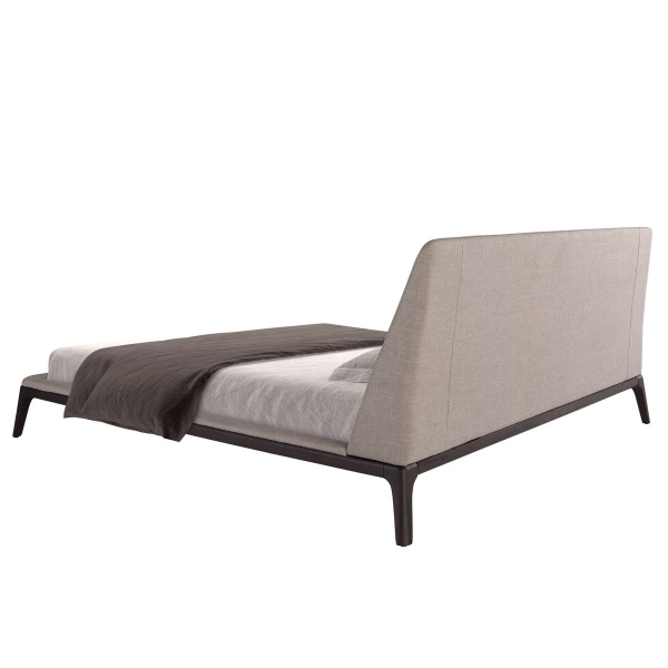 Кровать 7155/GC2223 из серой ткани от интернет-магазина IDODOM.RU