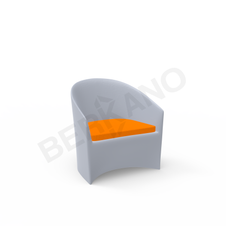 Кресло Oasis Concrete Gray, Orange