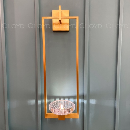 Бра Cloyd BEKAR W1 / выс. 68 см - латунь (арт.20387) от интернет-магазина IDODOM.RU