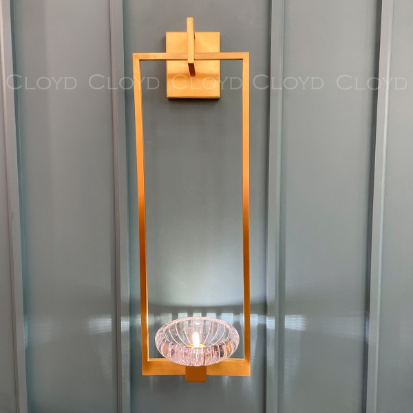 Бра Cloyd BEKAR W1 / выс. 68 см - латунь (арт.20387) от интернет-магазина IDODOM.RU