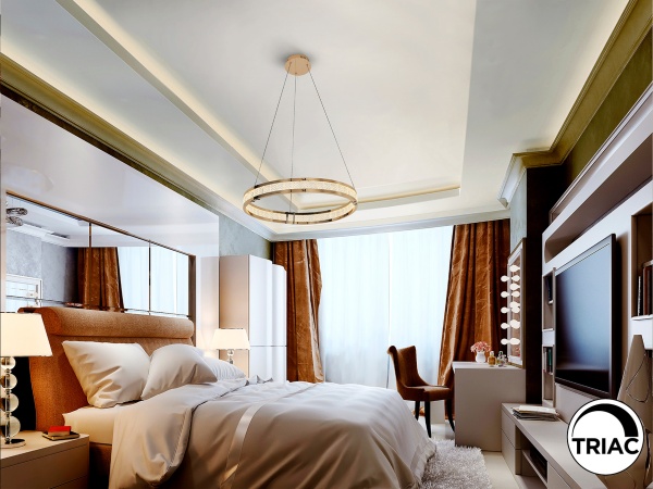 Lorian Люстра с 1 кольцом блестящее золото от интернет-магазина IDODOM.RU