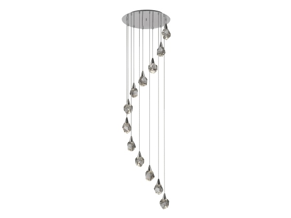 Люстра Aquaria 12L хром от интернет-магазина IDODOM.RU