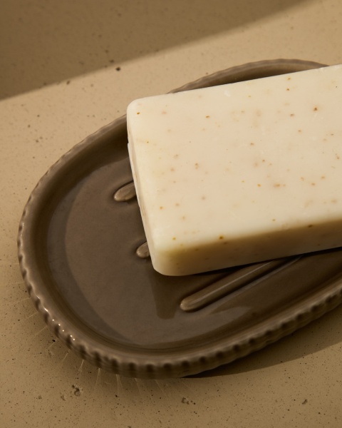 Мыльница Selime керамика коричневого цвета от интернет-магазина IDODOM.RU