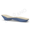 Шезлонг Quaro с подушками Wave Blue, Bone Brown