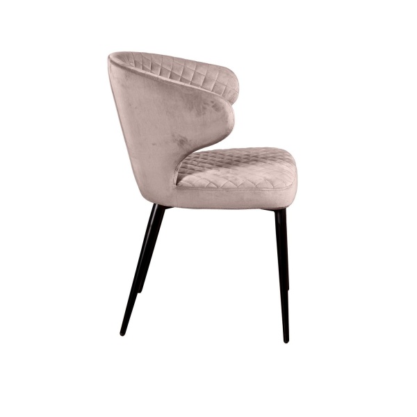 Стул Richard ромб, бархат пепельно-бежевый 25 от интернет-магазина IDODOM.RU