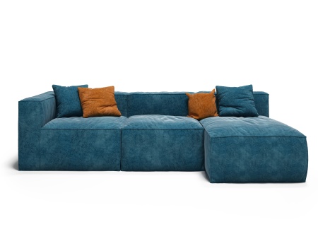 Диван Фри ДФ003 угловой 3 модуля - Эконом микровелюр