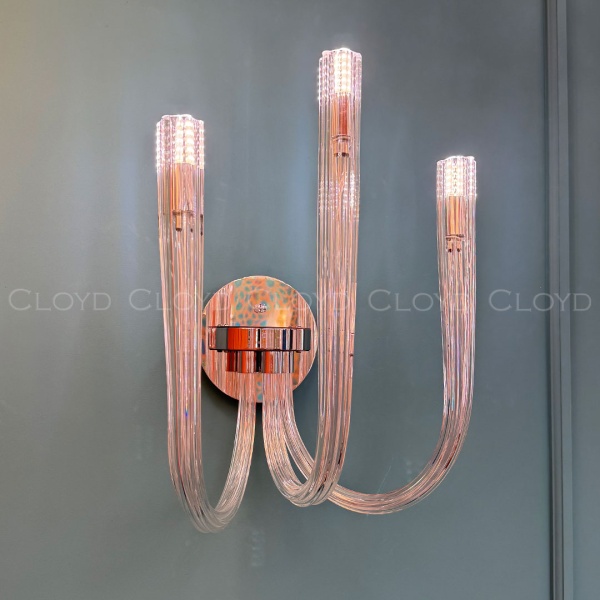 Бра Cloyd AEDA W3 / шир. 28 см - хром (арт.20466) от интернет-магазина IDODOM.RU