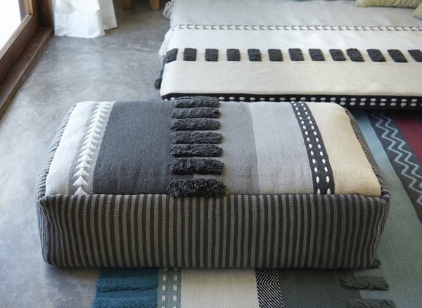 Пуф Glaoui Alexandra. Neutral от интернет-магазина IDODOM.RU