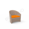 Кресло Oasis Cappuccino, Orange