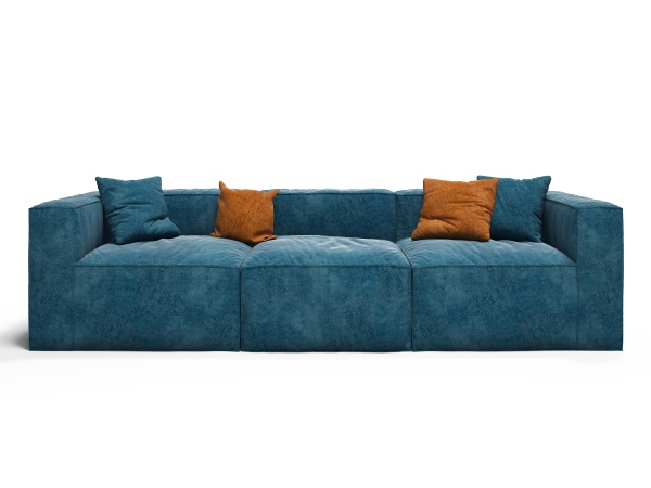 Диван Фри ДФ002 прямой трехместный - Эконом микровелюр